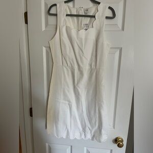 J. Crew Scalloped Sleeve Dress
